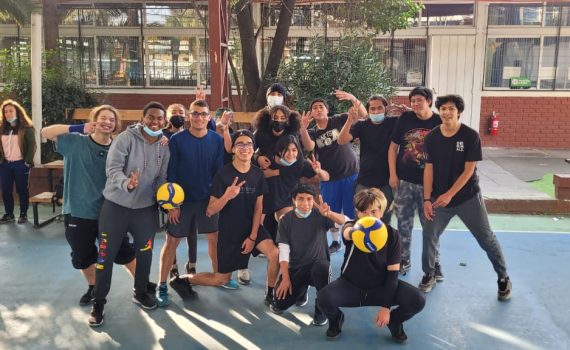 Encuentro deportivo de vóleibol INSUCO