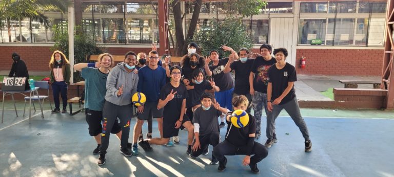 Encuentro deportivo de vóleibol INSUCO