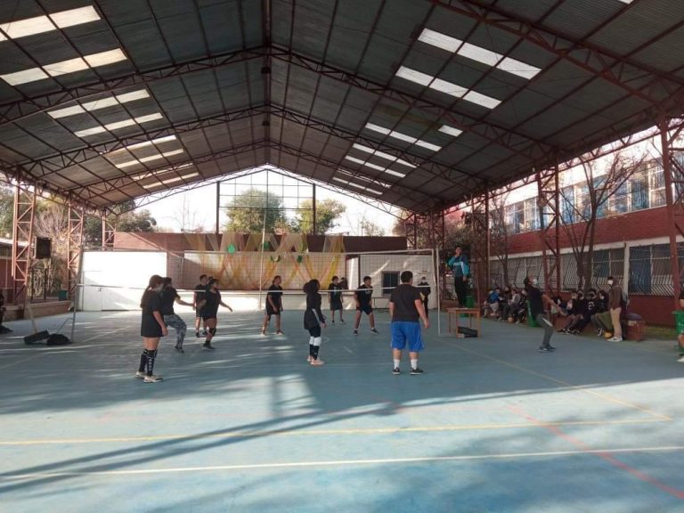 Encuentro deportivo de vóleibol INSUCO