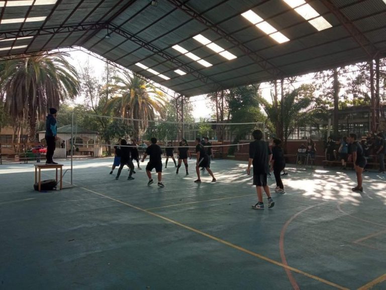 Encuentro deportivo de vóleibol INSUCO