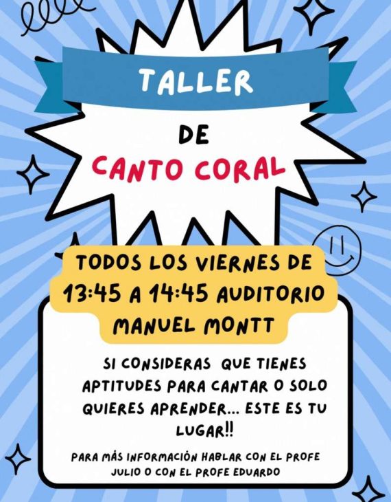 Atención a los amantes de la música: Inscripciones abiertas para el primer coro escolar CET Chile