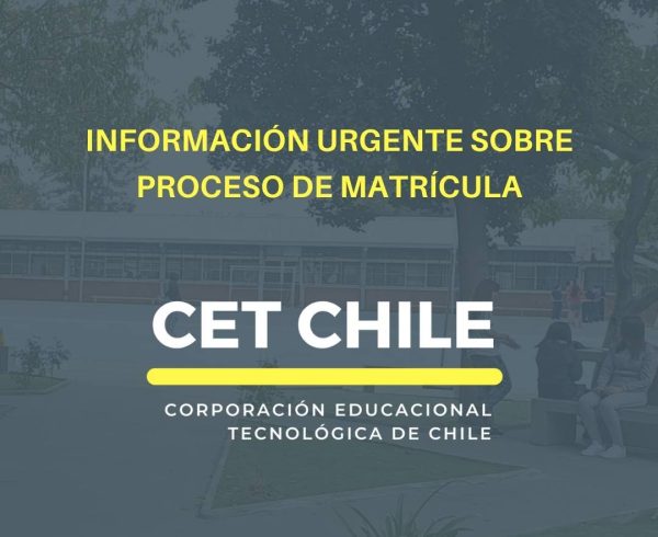 INFORMACIÓN URGENTE SOBRE PROCESO DE MATRÍCULA